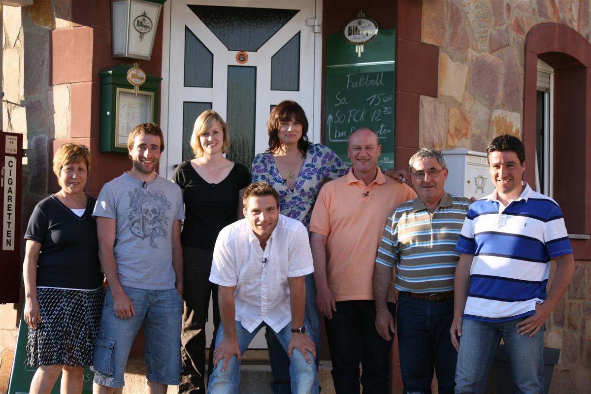 F.I.T. Crew mit Angels Familie vor dem Beisl in Zweibrücken 2008